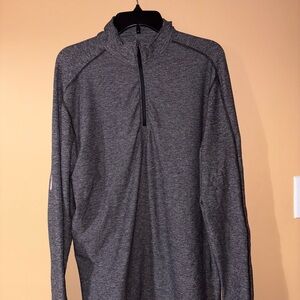Lululemon Gray Quarter-Zip Pullover